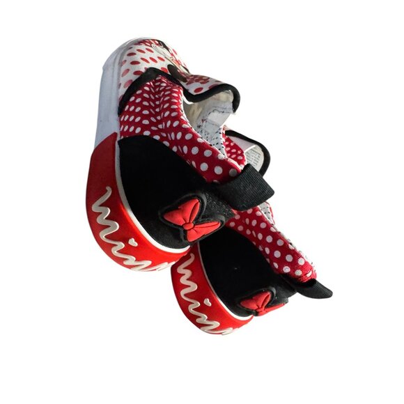 Disney Minnie Mouse Canvas Slip-On Shoes For Girl's Size 2 NWOT - Picture 9 of 11